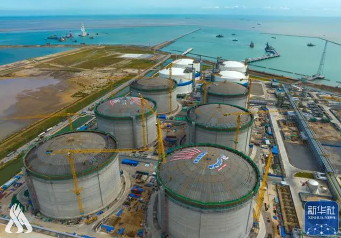 الصين تنجز بناء أكبر قاعدة لتخزين الغاز الطبيعي المسال 