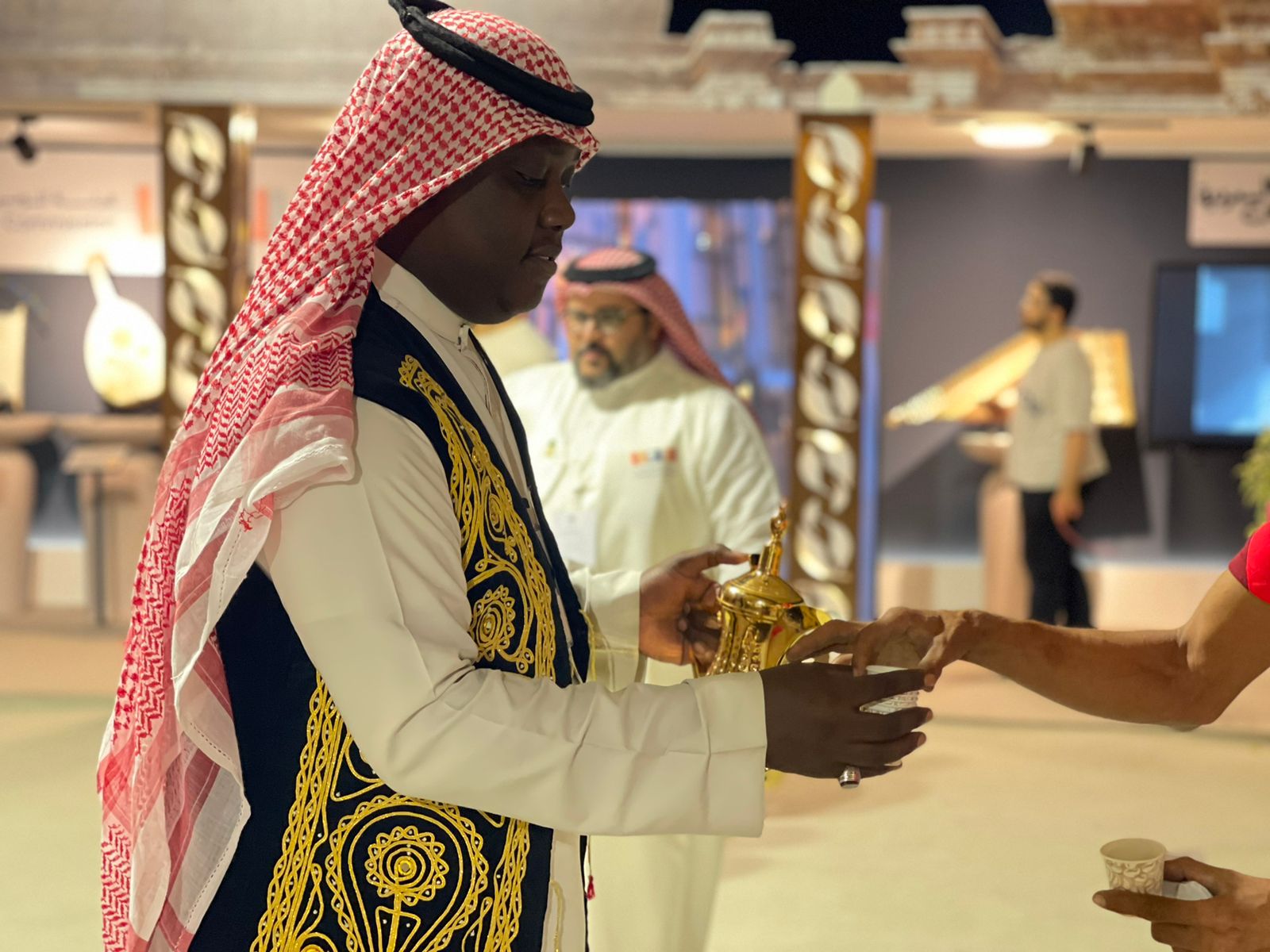 الضيافة السعودية تجذب الزوار في مهرجان جرش