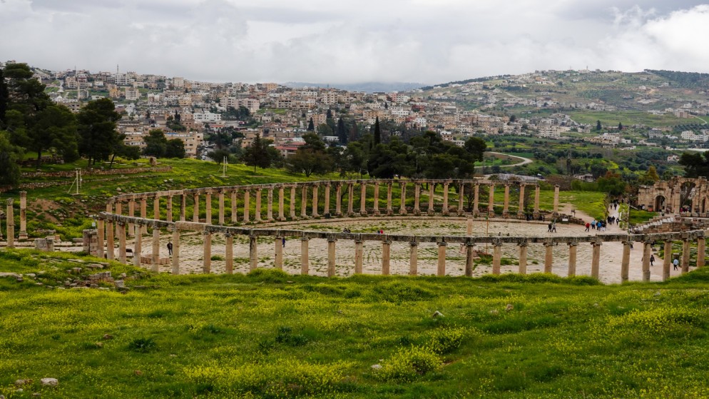 آثار جرش تجري أعمال تنقيب وتطوير في الموقع الأثري والمتحف