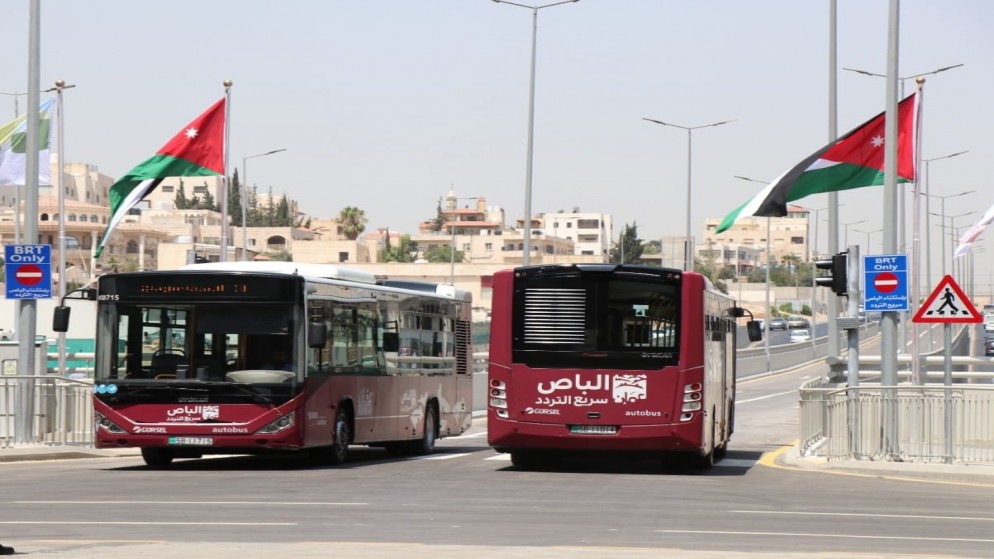 خط جديد للباص السريع يربط الزرقاء بعمان