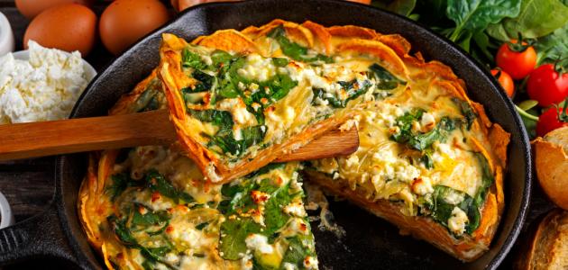 Quiche with spinach |  Mix
