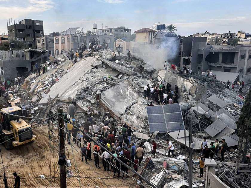استشهاد سبعة فلسطينيين جراء قصف الاحتلال في خان يونس 